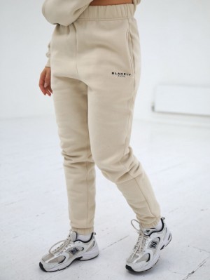 Blakely Noir II Women's Sweatpants Beige | OVYCW-3509