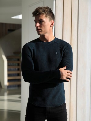 Blakely Olton Knit Jumper Donkergroen | SDHFI-4523