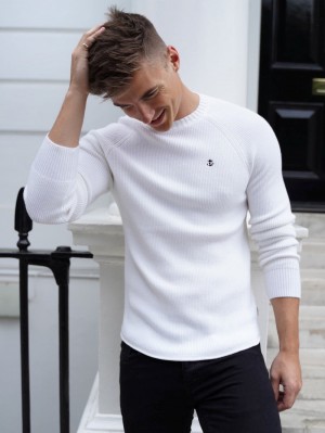 Blakely Oxley Knit Jumper Wit | ZCYEW-6805