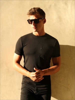 Blakely Pocket T-Shirt Zwart | UZQNR-0214