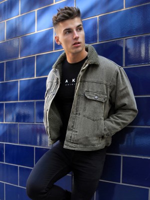 Blakely Rapha Denim Jacket Groen | DYMJF-3159