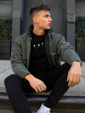 Blakely Rapha Denim Jacket Groen | IXNGY-4132