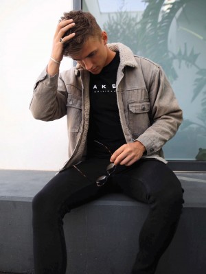 Blakely Rapha Denim Jacket Stone | WDAGM-6830