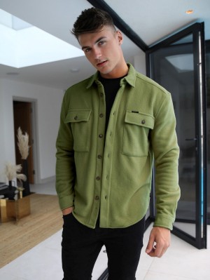 Blakely Richmond Oversized Shirt Groen | JCPTS-4012