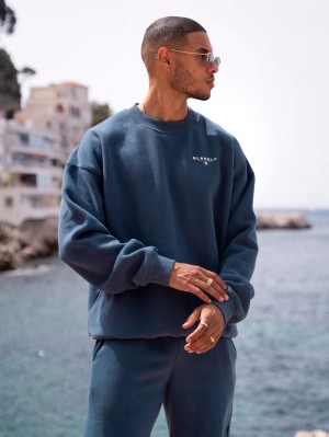 Blakely Riviera Initial Jumper Blauw | XMUWJ-3216