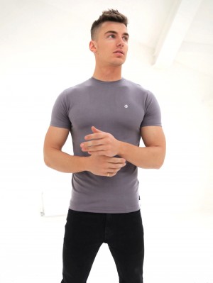 Blakely Rowan Brushed Soft T-Shirt Paars | NKRXV-6408