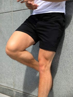 Blakely Sanremo Chino Shorts Zwart | XJMVQ-1485