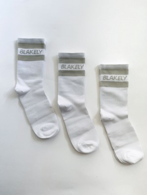 Blakely Signature Socks 3 Pack Stone | NWAMD-3026