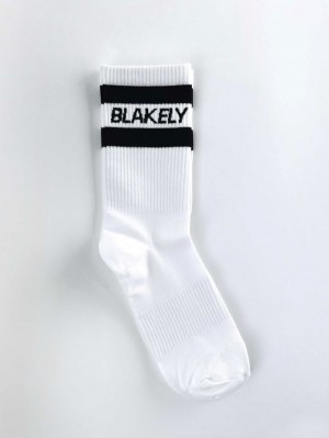 Blakely Signature Socks Wit | FCODP-7092