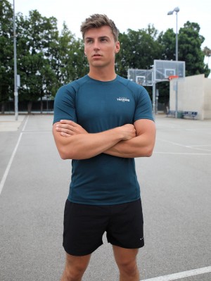 Blakely Slim Training T-Shirt Groen | BJGVN-4038