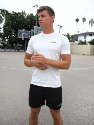 Blakely Slim Training T-Shirt Wit | TLIBZ-0982