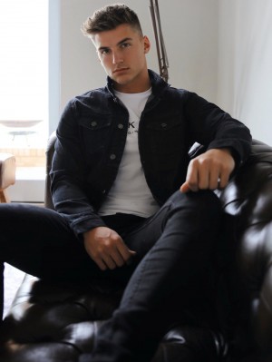 Blakely Soho Denim Jacket Zwart | VQYCK-3182