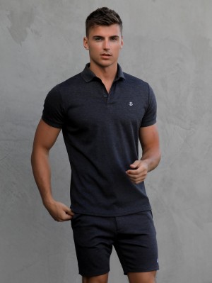 Blakely Sorrento Polo Charcoal | FDMWQ-2164