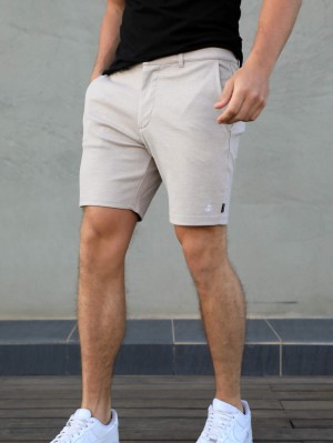 Blakely Sorrento Stretch Fit Shorts Tan | NXUZL-4301