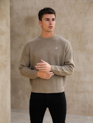 Blakely Stanton Knit Jumper Donker | PAKIN-3709