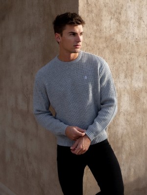 Blakely Stanton Knit Jumper Lichtgrijs | FNTZL-5264