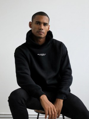 Blakely Statement Relaxed Hoodie Zwart | YGEXT-1469