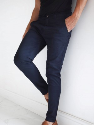 Blakely Stretch Chino Donkerblauw | QWGST-7653