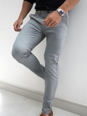 Blakely Stretch Chino Lichtgrijs | DJZBO-0687