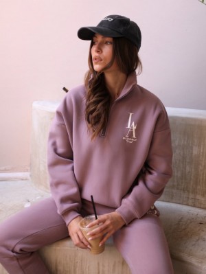 Blakely Studio 1/4 Zip Jumper Roze | RMBWP-1529