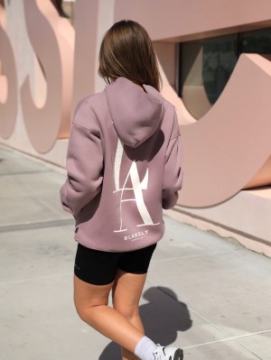 Blakely Studio Relaxed Hoodie Roze | PESFV-3271