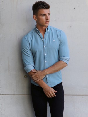 Blakely Torino Shirt Blauw | ZJRCW-0941