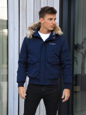 Blakely Toronto Coat Donkerblauw | TWCAR-8291