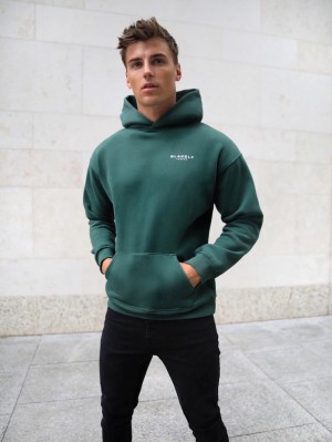 Blakely Universal Relaxed Hoodie Donkergroen | ZPBIV-9841