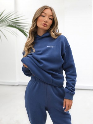 Blakely Universal Women's Relaxed Hoodie Blauw | LYIMX-2735