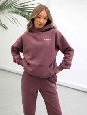 Blakely Universal Women's Relaxed Hoodie Bordeaux | ZHYMG-1829