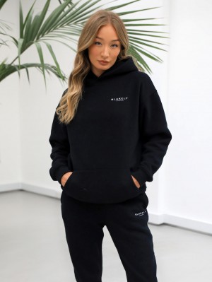 Blakely Universal Women's Relaxed Hoodie Zwart | PYKQL-0467