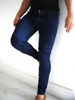 Blakely Vol. 7 Mager Jeans Donkerblauw | FMZJV-7324