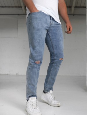 Blakely Vol. 9 Slim Ripped Jeans Blauw | QTLYX-9413