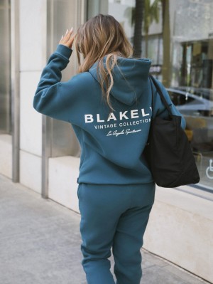 Blakely Women's Sports Club Relaxed Hoodie Groen | LFMXI-2135
